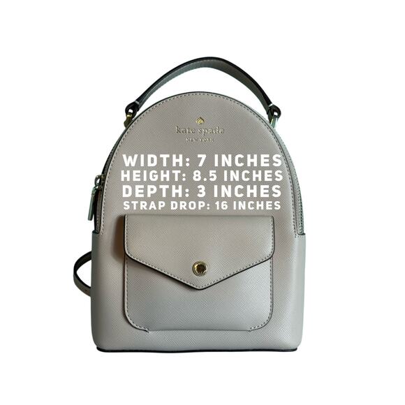 Kate Spade New York Schuyler Mini Backpack*Tan* New with tags - Picture 5 of 12
